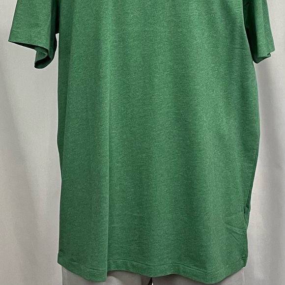New Large Tall Polo Ralph Lauren Green Shortsleeved Crewneck T-shirt Yellow Man - Picture 2 of 5